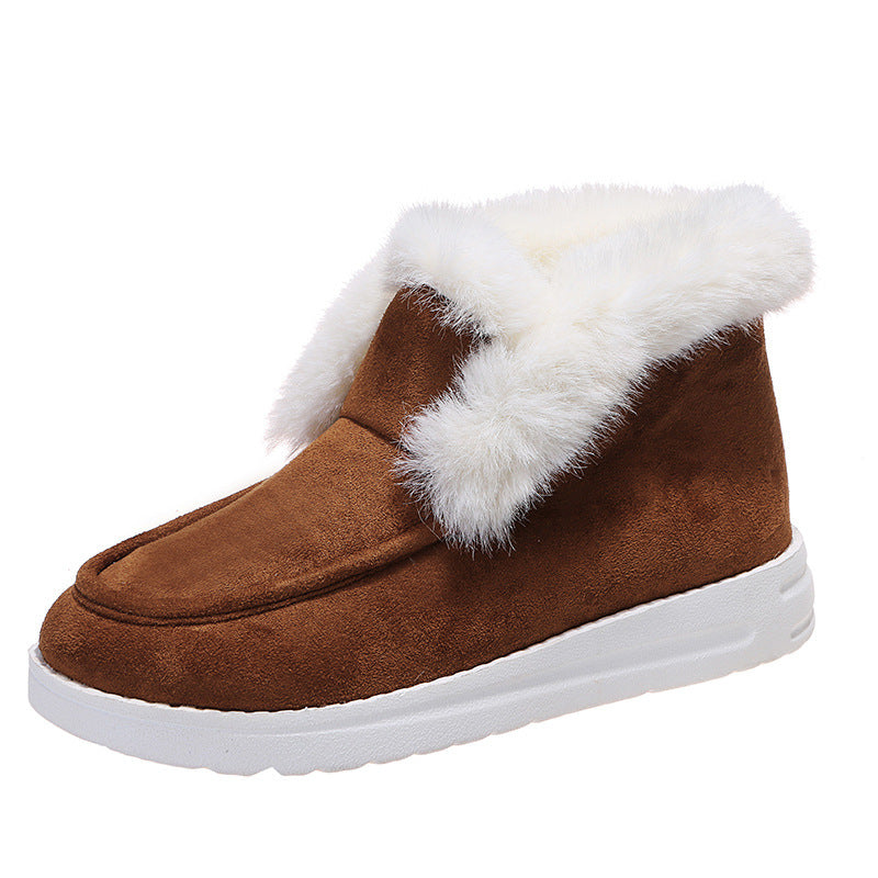 Nissa - Warme Winterschuhe aus Wildleder