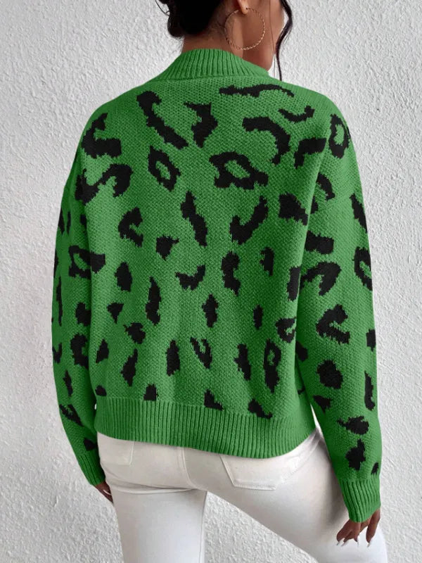 Valère - Pullover mit Leopardenmuster