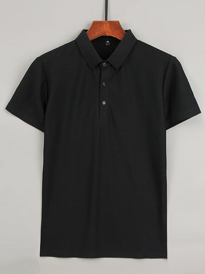 Hochwertiges Herren Poloshirt aus Seide