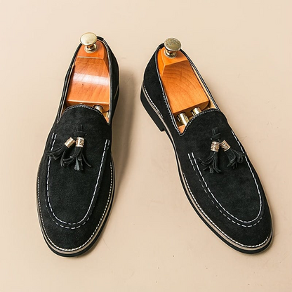 Bellagio Elegante Wildleder Loafer Schuhe mit Quasten