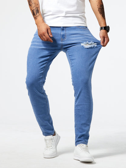 Levi - Hellblaue zerrissene Jeans