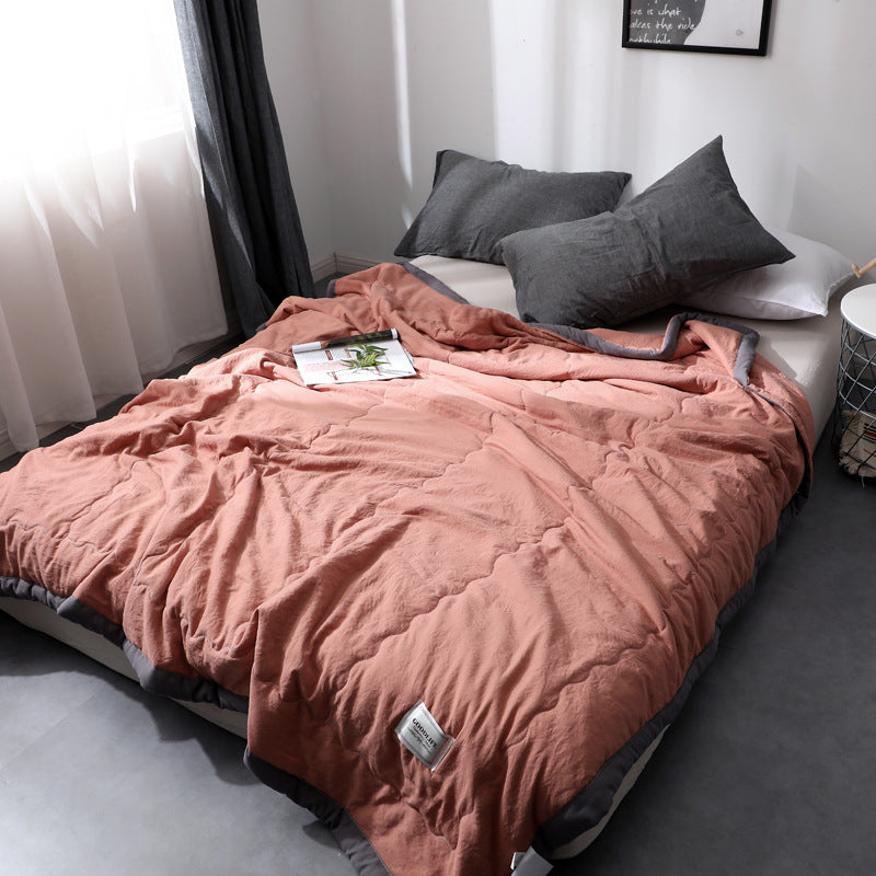 Atmungsaktive Sommerbettdecke aus Baumwolle