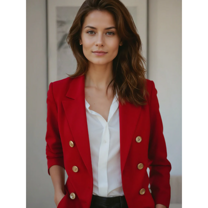 Vanessa - Eleganter Baumwoll-Luxus-Blazer für Damen