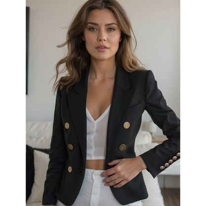 Vanessa - Eleganter Baumwoll-Luxus-Blazer für Damen