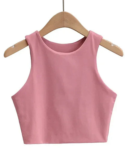 Basic Sommermode Frauen schlanke Tops