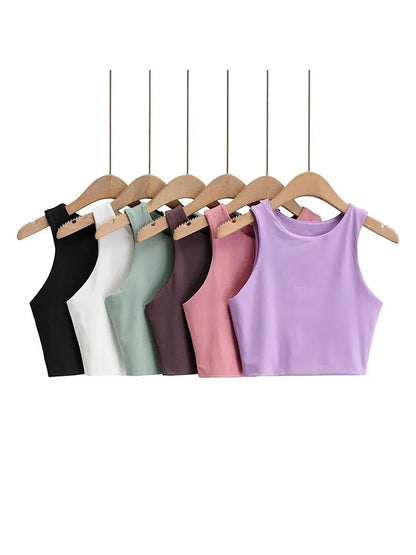 Basic Sommermode Frauen schlanke Tops