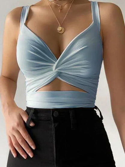 Frauen ärmellose kurze Crop Tops sexy mode