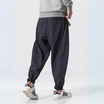 Herren-Baggy-Hose aus Leinen - Iker