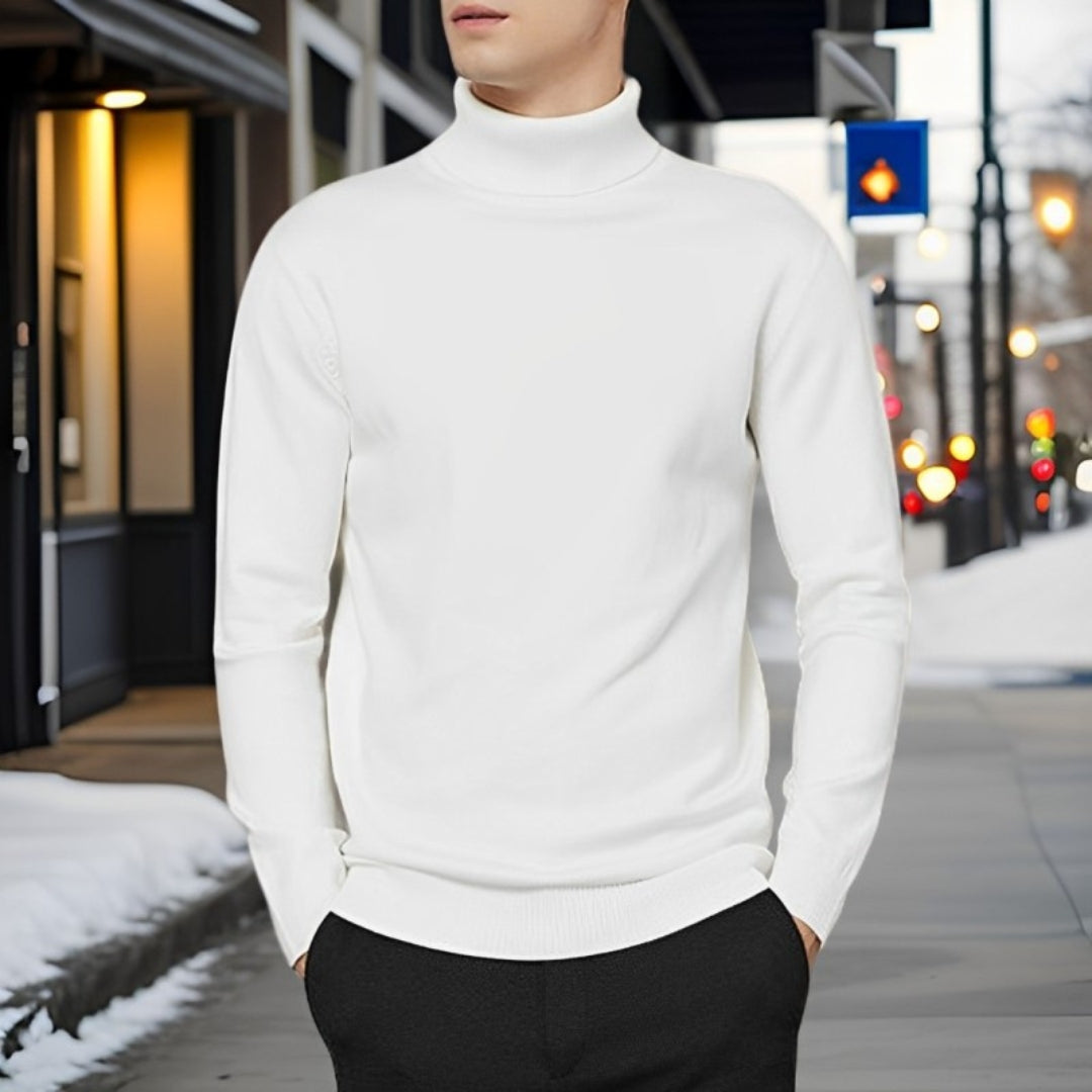 Ronny - Basic Warmer Rollkragenpullover