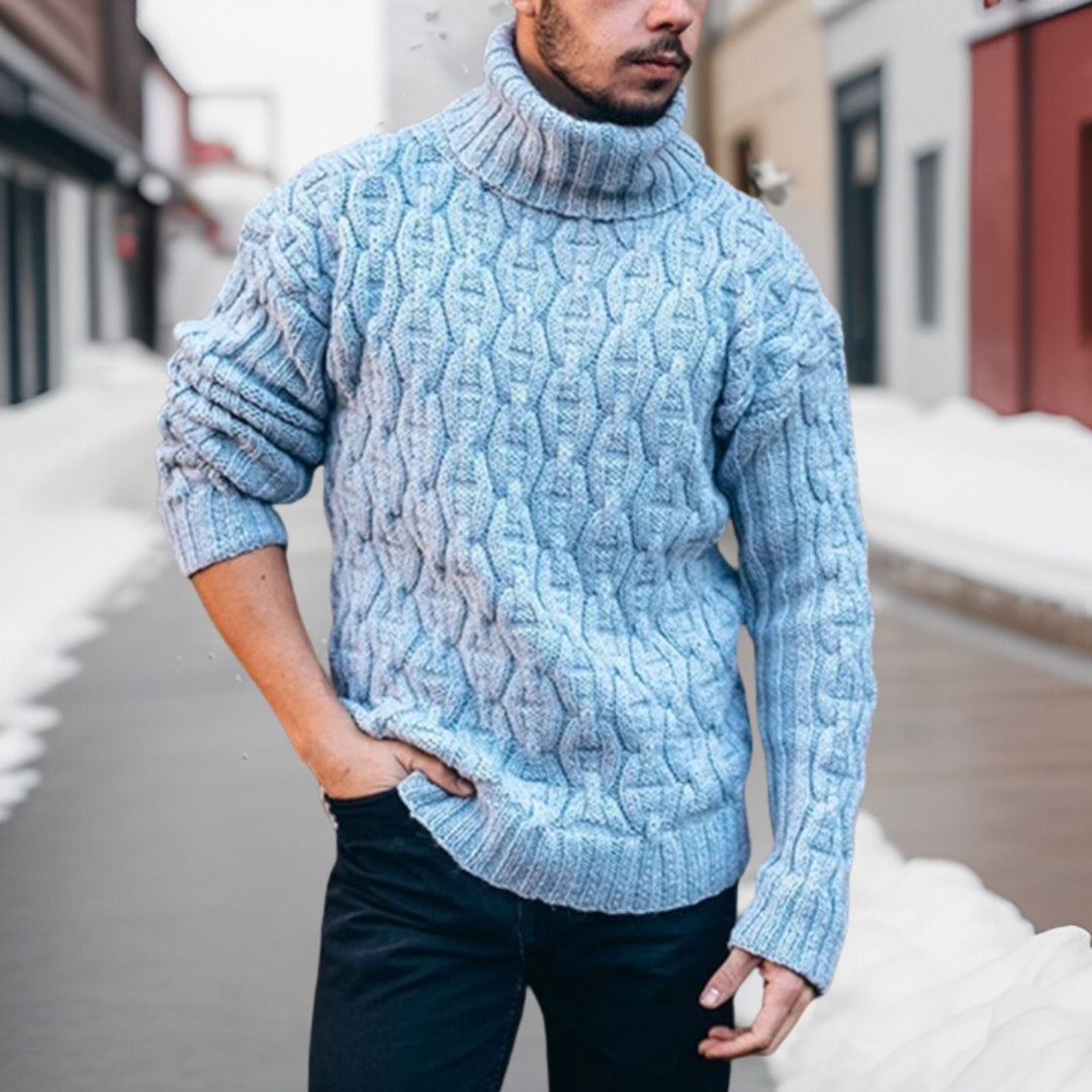 Benny - Hochwertige Rollkragen Strickpullover