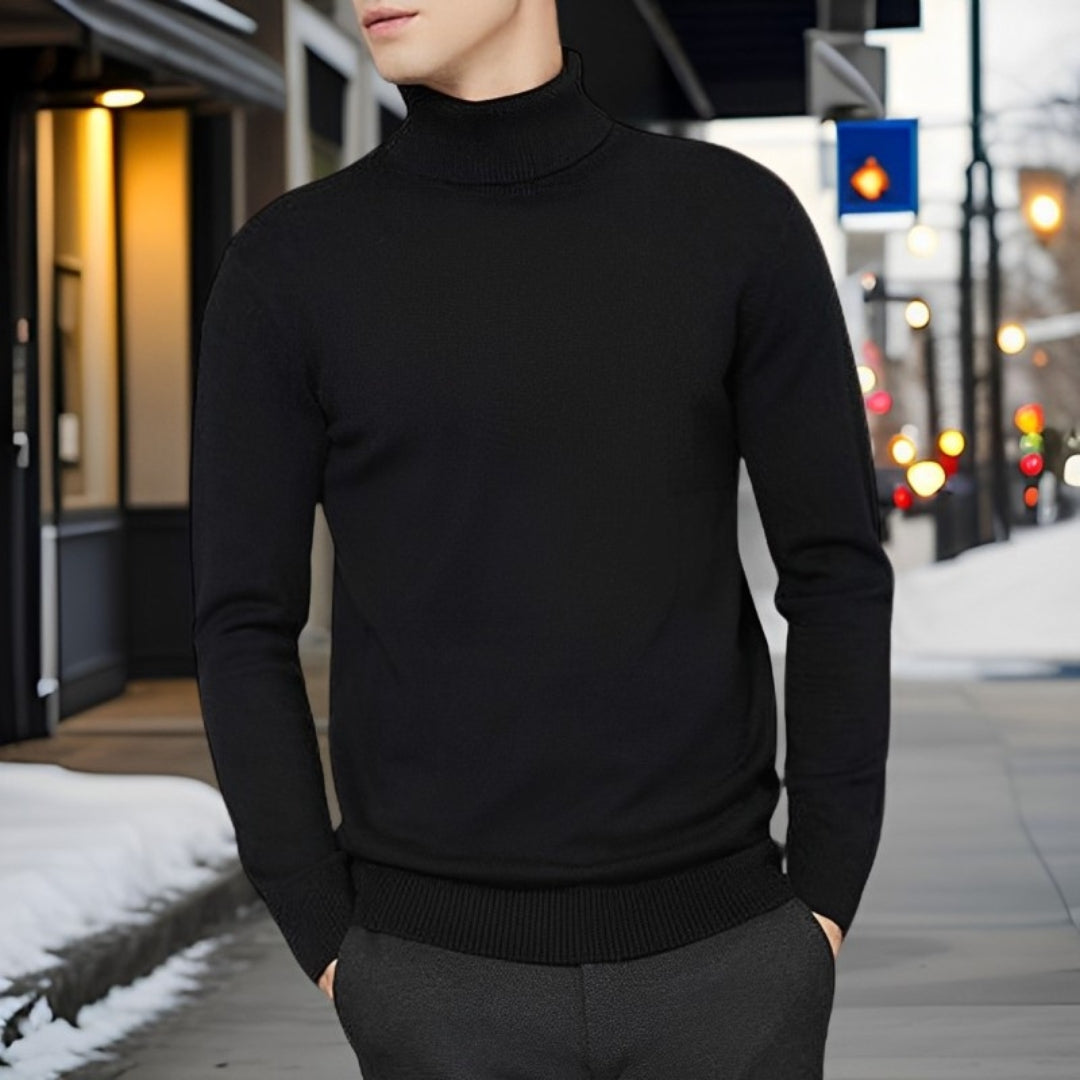 Ronny - Basic Warmer Rollkragenpullover