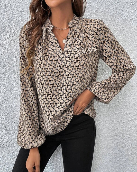 Elyna - Elegante Printbluse