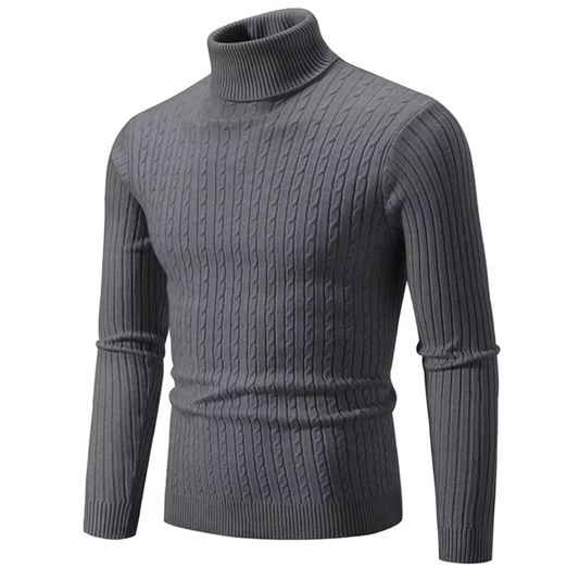 Asael - Warmer Strickpullover mit Rollkragen