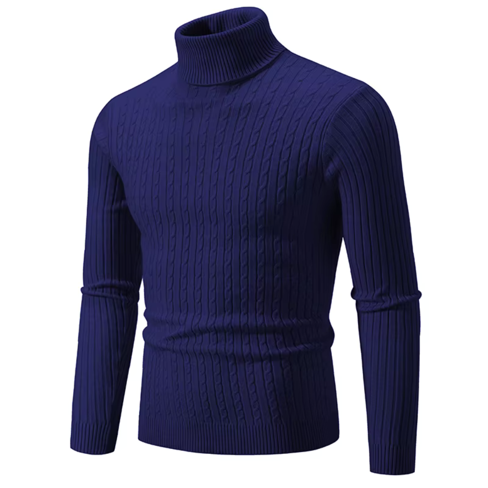 Asael - Warmer Strickpullover mit Rollkragen