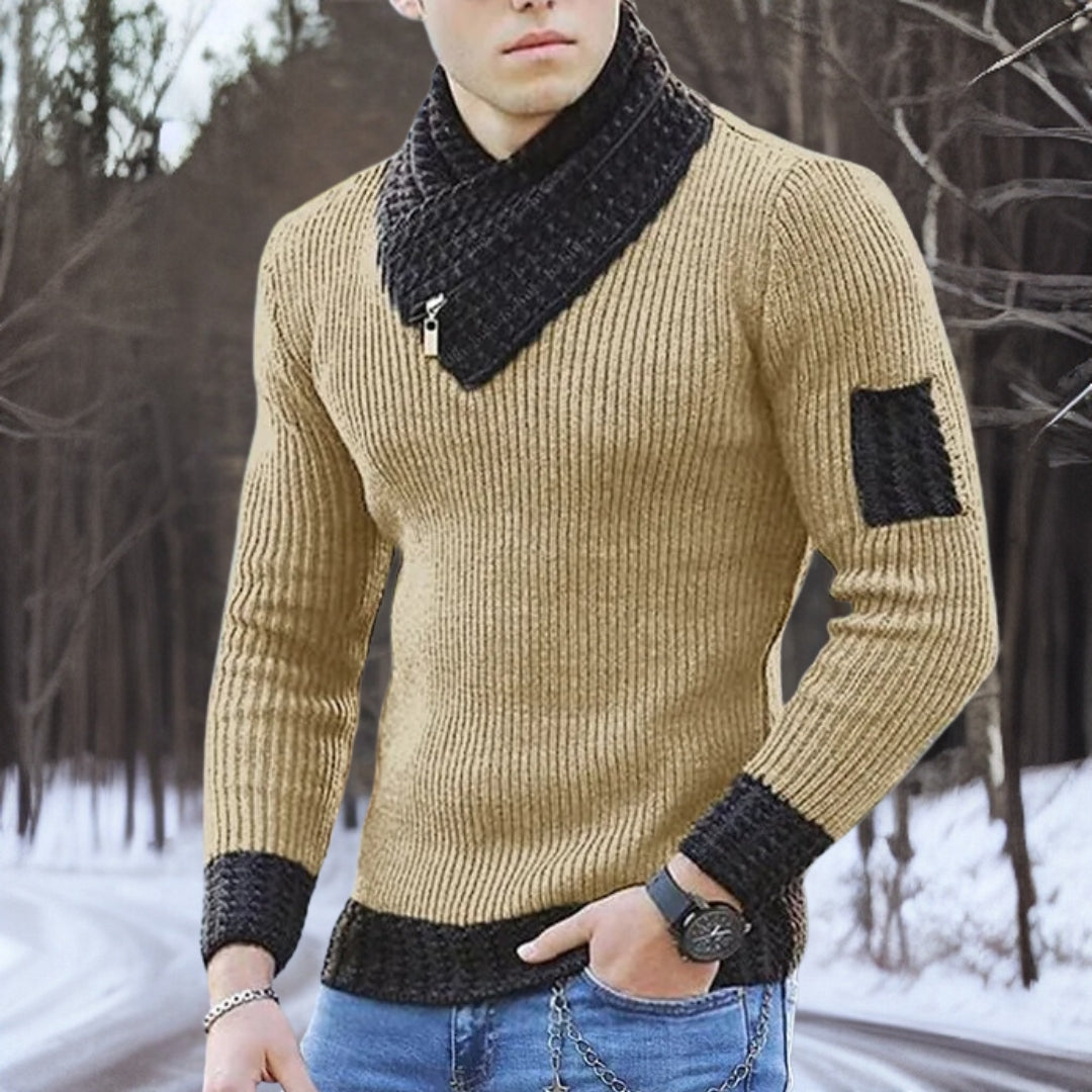 Ludwig - Hochwertiger Warmer Wollpullover