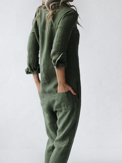 Langärmeliger Jumpsuit