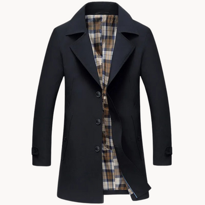Herman - strapazierfähiger winddichter herren-trenchcoat mit design
