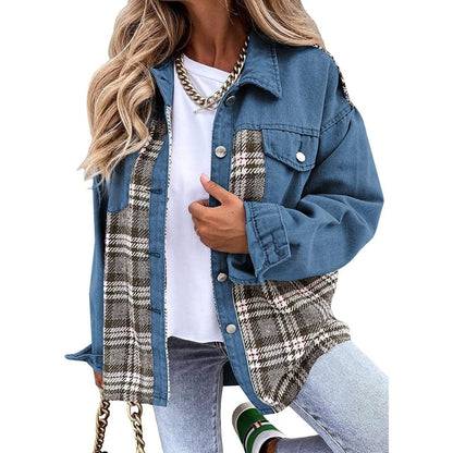 NinaStyle - Damen Denim Jacke