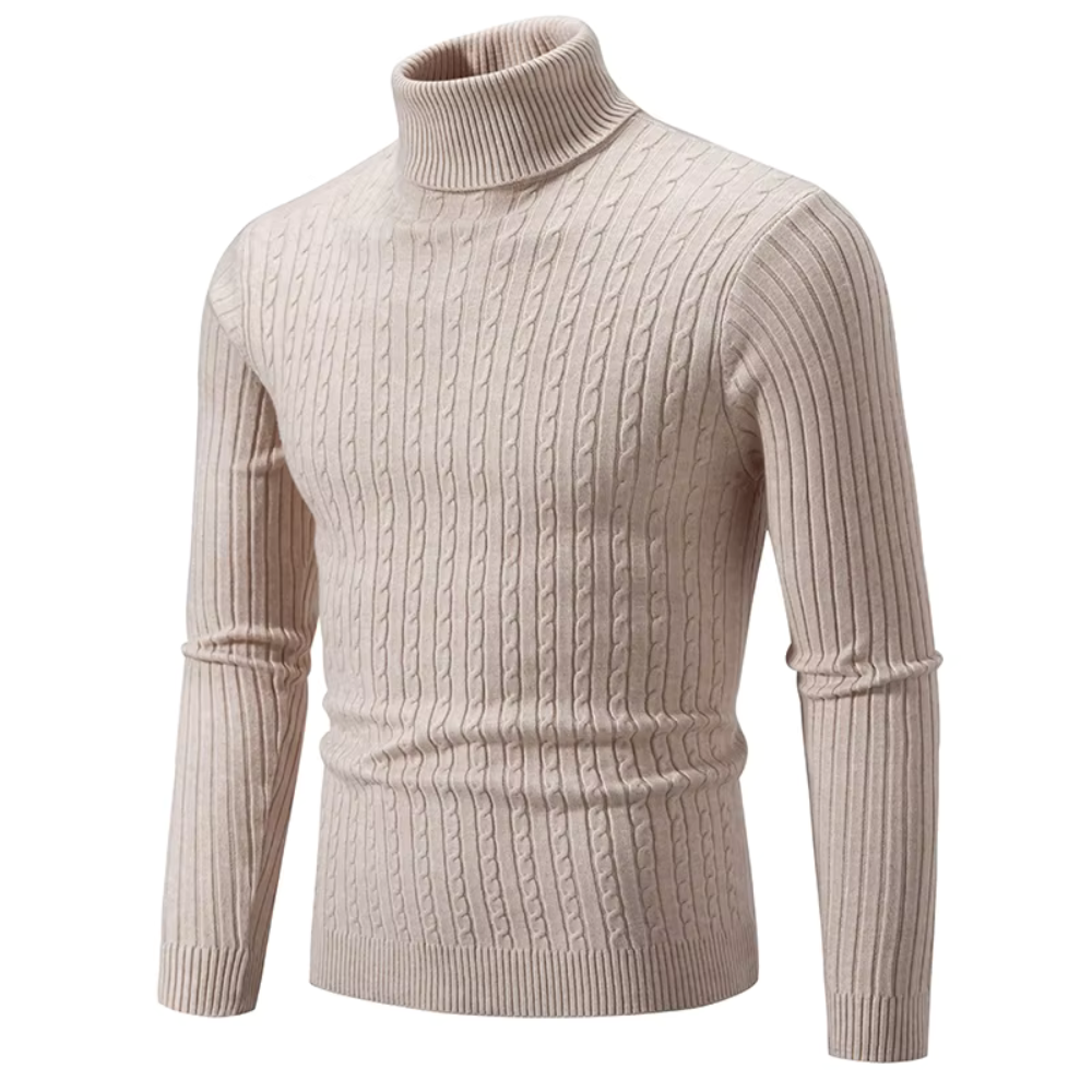 Asael - Warmer Strickpullover mit Rollkragen