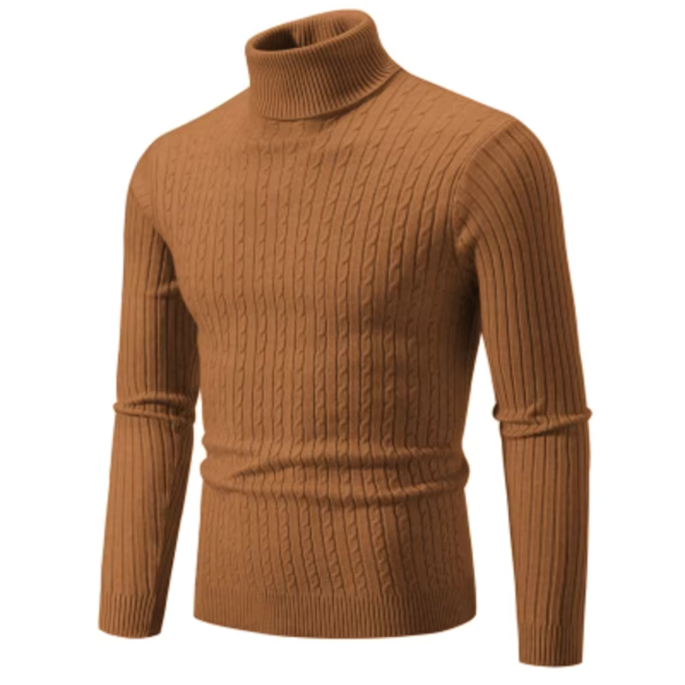 Asael - Warmer Strickpullover mit Rollkragen