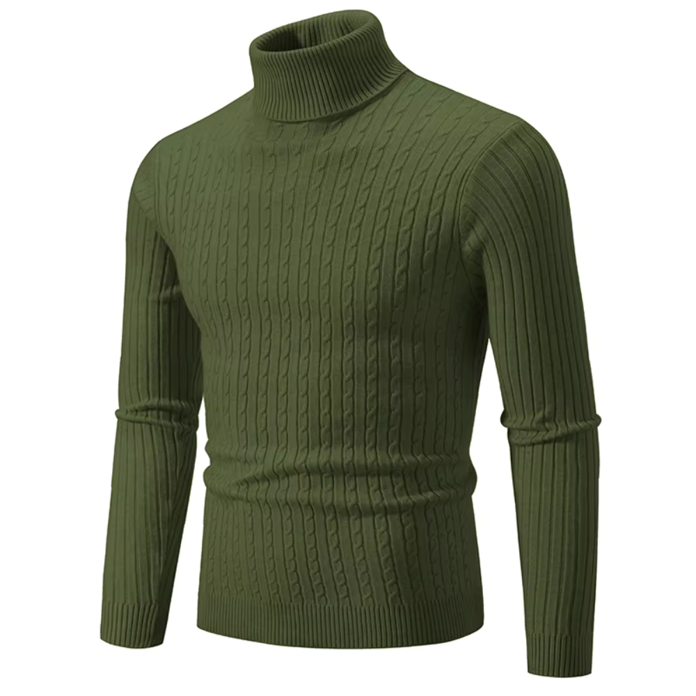 Asael - Warmer Strickpullover mit Rollkragen