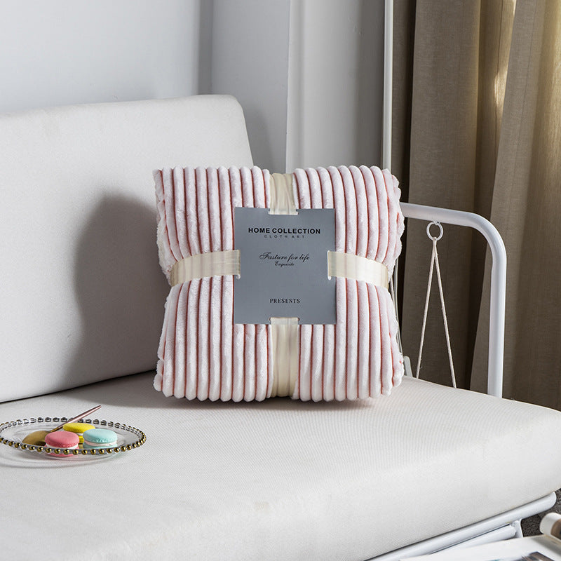 Weiche, gerippte Winterdecke mit Thermofutter