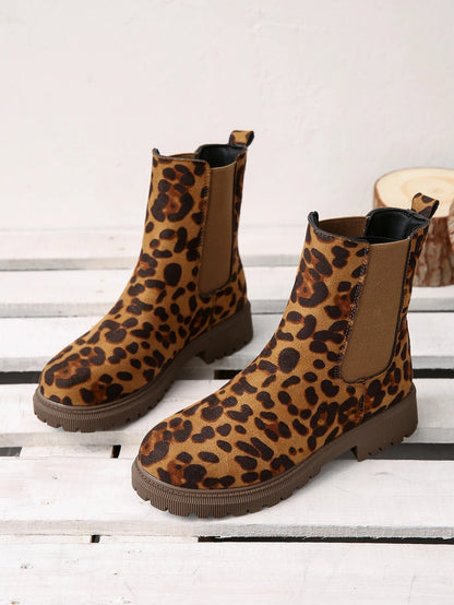 Tarna - Stiefeletten mit Leopardenmuster