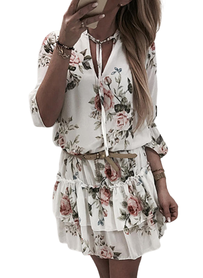 Fleuril - Kleid im Vintage-Look mit Blumenprint