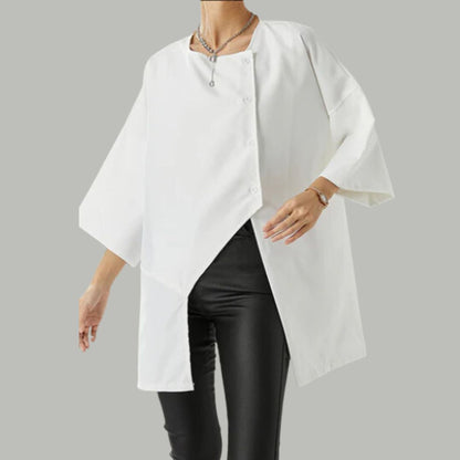 Barbara - Elegante Asymmetrische Bluse