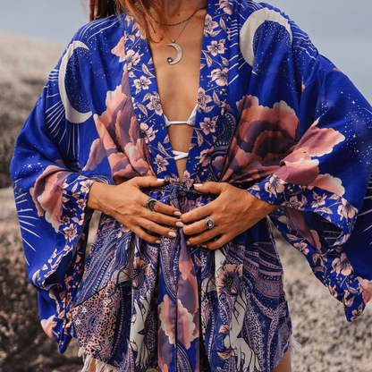 Heleen - Blaumond Damen Kimono