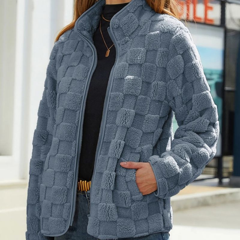 Valentine Karierte Winterjacke für Damen