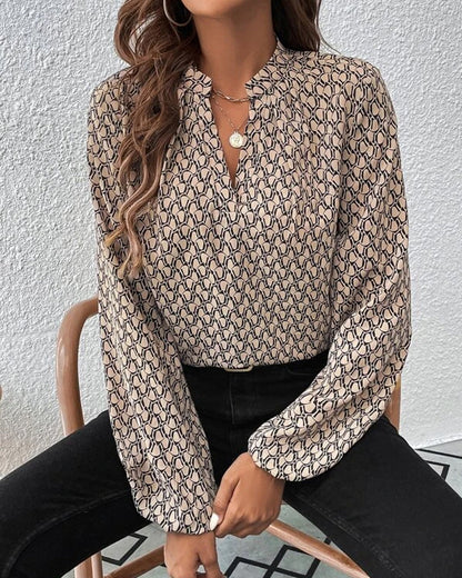 Elyna - Elegante Printbluse