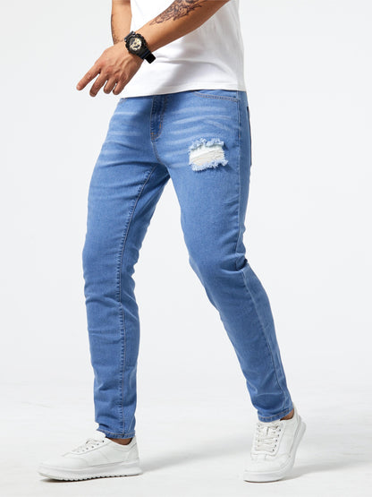 Levi - Hellblaue zerrissene Jeans