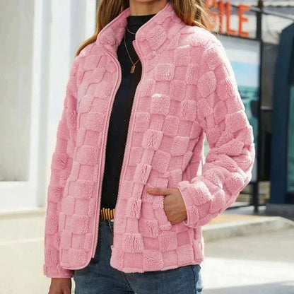 Valentine Karierte Winterjacke für Damen