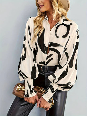 Sophie – Elegante Damenbluse mit Plisseedetails stilvoll und zeitlos