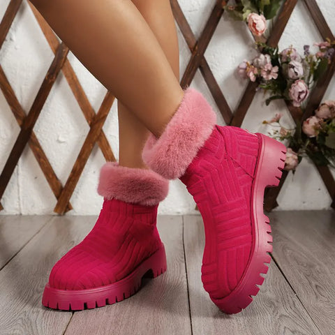 Arleth - Kuschelige Winterstiefeletten mit dicker Sohle für Frauen