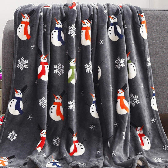 Thermodecke mit Weihnachtsmotiv