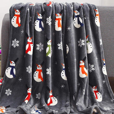 Thermodecke mit Weihnachtsmotiv