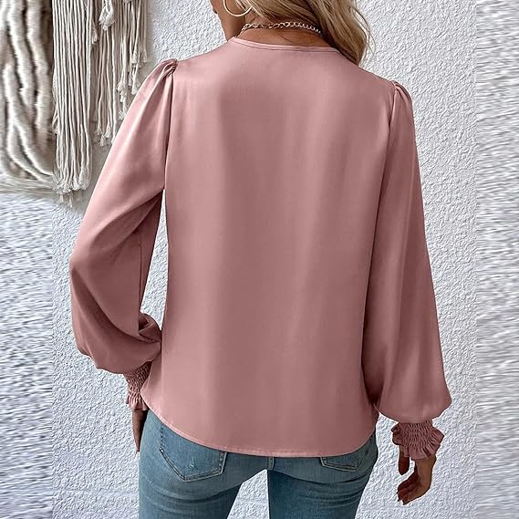 Farah - Elegante Bluse mit V-Ausschnitt