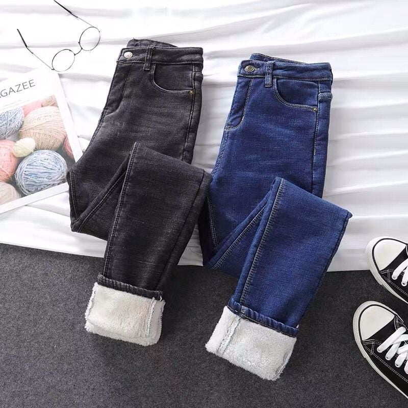 Damen-Thermohose mit Denim-Effekt - Sylverine