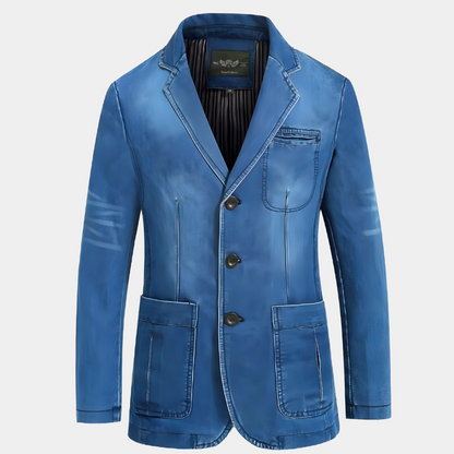 Klassische Herren Jacke aus Denim