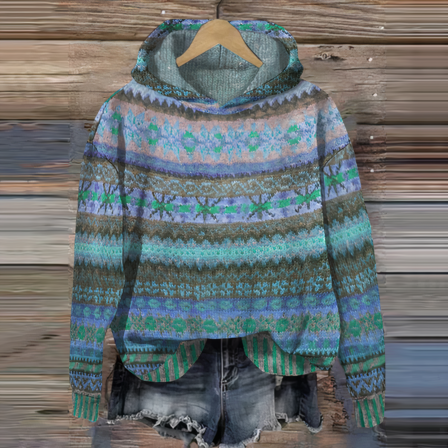 MIKA - Vintage-Kapuzenpullover