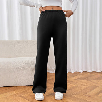 Warme Damenhose mit Samteffekt - Norelle