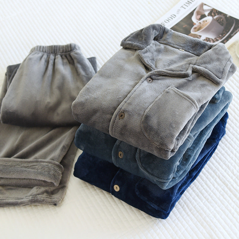 Pyjama für Männer aus Plüsch - Leandro