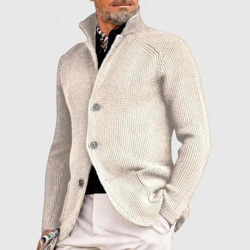 Elegante Strickjacke für Herren mit Knopfleiste