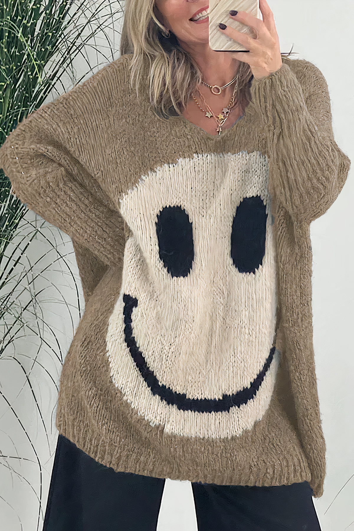 AINA - Smiley-Pullover