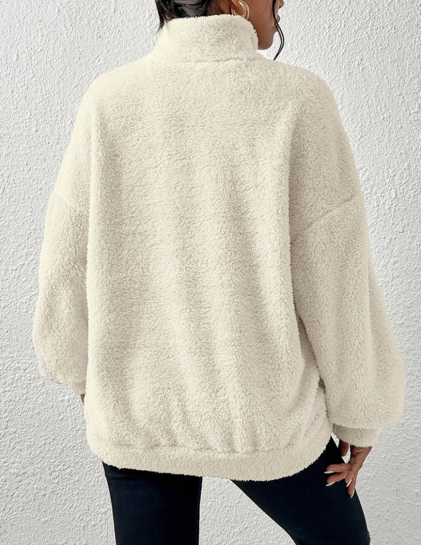 AMARA - Flauschiger Fleece-Pullover