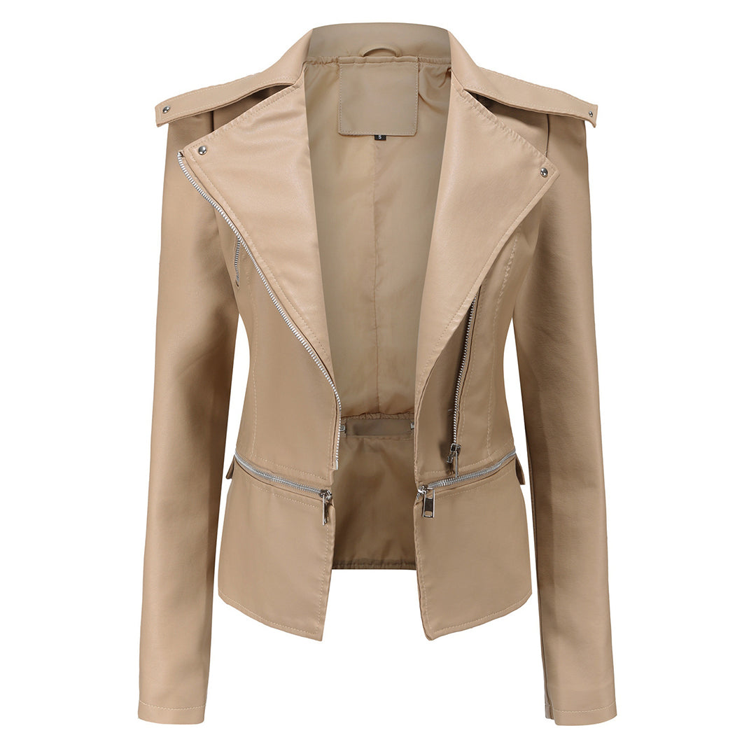 Cloy Stylische Lederjacke