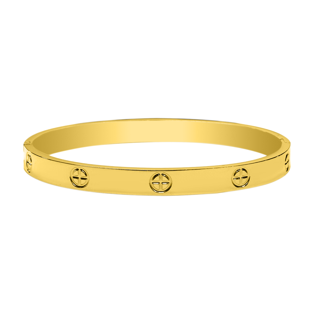 Element Love Armreifen 18K Vergoldet