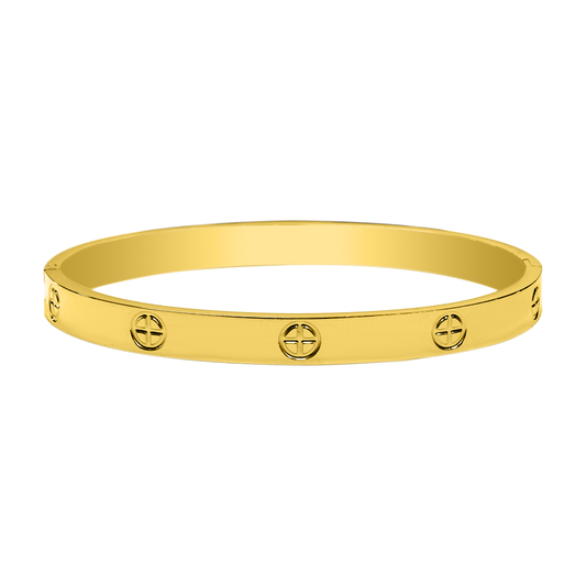 Element Love Armreifen 18K Vergoldet